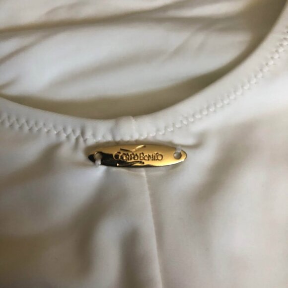 White one piece swimsuit (Brazilian style) - Picture 5 of 7